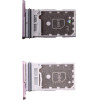 Dual Sim Card Holder Lavender ��� Samsung S23 Ultra 5G S918 Original Service Pack - (GH98-48039D)