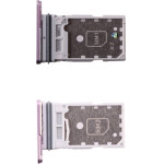 Dual Sim Card Holder Lavender ��� Samsung S23 Ultra 5G S918 Original Service Pack - (GH98-48039D)