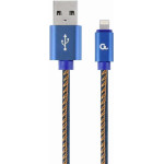 Gembird ������� Jeans Usb To Lightning 1M - (CC-USB2J-AMLM-1M-BL)