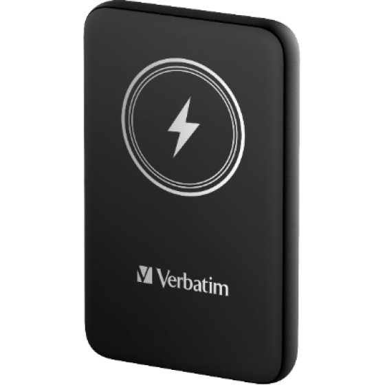 Verbatim Charge 'n' Go Magnetic Wireless Power Bank 10000 Mah Black - (032245)