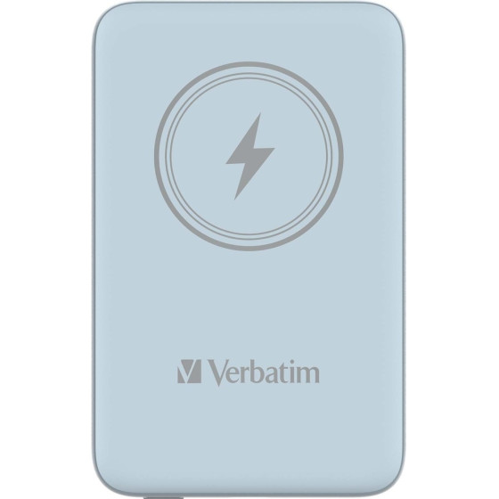 Verbatim Charge 'n' Go Magnetic Wireless Power Bank 10000 Mah Blue - (032247)