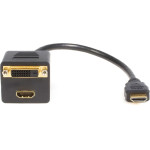 Powertech ���������� Hdmi �� Hdmi & Dvi 4K/30Hz, 30cm, ������ - (CAB-H168)