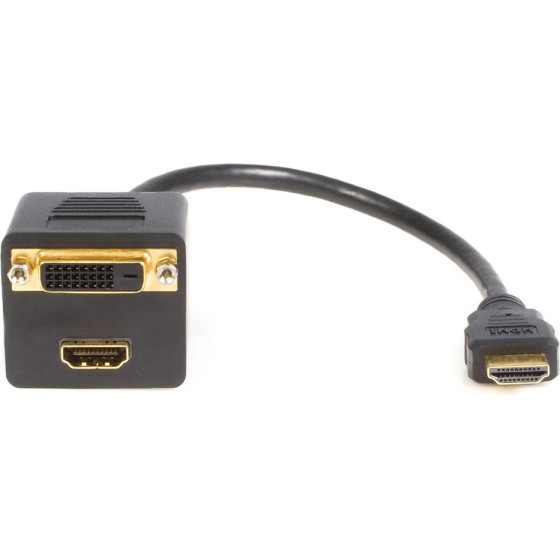 Powertech ���������� Hdmi �� Hdmi & Dvi 4K/30Hz, 30cm, ������ - (CAB-H168)