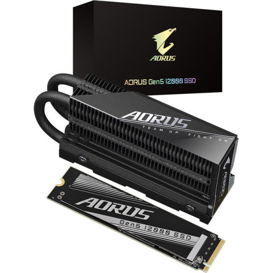 Gigabyte Ssd Aorus Gen5 12000 Ssd 1TB Pcie Nvme - (AG512K1TB)