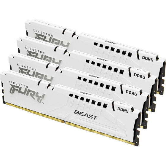 Kingston Memory Fury Beast White DDR5, 5200MT/s, 64GB Kit Of 2 - (KF552C40BWAK4-64)