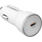 SBS Evenergy By Car Charger 5V 3A Type C White - (ECPKCR1USBCW)
