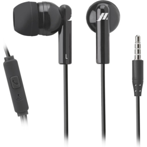 SBS Music Hero Wired Handsfree Tune 3.5mm Jack Black - (MHINEARK)