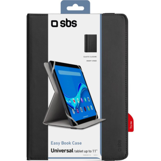 SBS Tablet Universal Book Case Up To 11' Black - (TABKUNI11K)