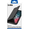 SBS Wallet Lite Book Case Samsung S23 Ultra Black - (BKLITESAS23UK)