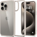 Spigen Ultra Hybrid Iphone 15 Pro Max Natural Titanium Backcover - (ACS07209)