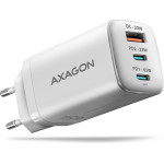 Axagon ACU-DPQ65 Gan Wall Charger, 3X Port (USB + Dual USB-C), PD3.0/QC4+/PPS/APPLE, 65W, Black