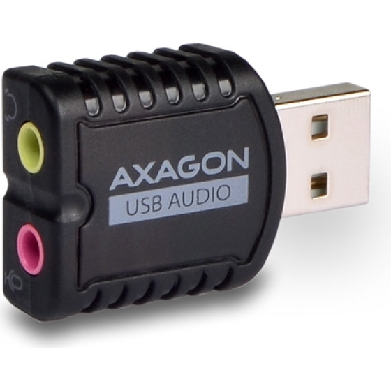 Axagon ADA-10 USB2.0 - Stereo Audio mini adapter