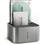 Axagon ADSA-DC USB3.2 GEN1 - 2X Sata 6G Clone Dual HDD Dock Station asmedia