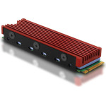Axagon CLR-M2 passive - M.2 SSD, 80MM SSD, Alu body, silicon thermal pads