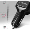 Axagon PWC-PQ38 Card Charger 1X QC3.0 + 1X PD USB-C, 38W, Black