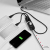 Axagon HUE-S2B 4X USB3.0 Charging HUB, Microusb charging connector