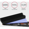 Axagon CLR-M2L10 Passive - M.2 SSD, 80MM SSD, Alu body, silicon thermal pads, Height 10MM