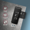 Axagon CRE-S2N External Slim Card Reader 2-Slot & Luv SD/MICROSD