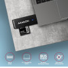 Axagon CRE-S2N External Slim Card Reader 2-Slot & Luv SD/MICROSD