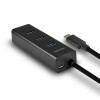Axagon HUE-S2C 4X USB3.0 Charging HUB, Microusb charging CONNECTOR, TYPE-C