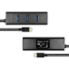 Axagon HUE-S2C 4X USB3.0 Charging HUB, Microusb charging CONNECTOR, TYPE-C