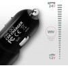 Axagon PWC-QC5 Card charger Smart 5V 2,4A + QC3.0, 30W, BLACK