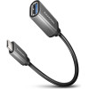 Axagon RUCM-Afac USB 3.2 Gen 1 TYPE-C Male TYPE-A FEMALE, Cable Adapter 0,2M, 3A, ALU