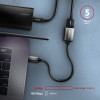 Axagon RUCM-Afac USB 3.2 Gen 1 TYPE-C Male TYPE-A FEMALE, Cable Adapter 0,2M, 3A, ALU
