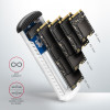 Axagon EEM2-Sa USB MICRO-B 3.2 Gen 1 - M.2 Sata Ssd 30-80MM Screwless Ribbed BOX