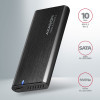 Axagon EEM2-SB2 USB-C 3.2 Gen 2 - M.2 NVME / Sata Ssd 30-80MM Alu Box Black