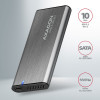 Axagon EEM2-SG2 USB-C 3.2 Gen 2 - M.2 NVME / Sata Ssd 30-80MM Alu BOX