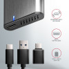 Axagon EEM2-SG2 USB-C 3.2 Gen 2 - M.2 NVME / Sata Ssd 30-80MM Alu BOX