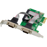 Powertech ����� ��������� Pcie �� 2x RS232 115.2KBps - (ST37)