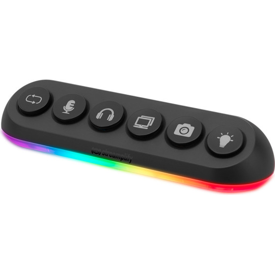 Streamplify Hub Deck 5 - 5 Port Streaming Deck 4x Usb 3.0, 1x Usb 2.0, RGB, 12V - (TVSP-007)