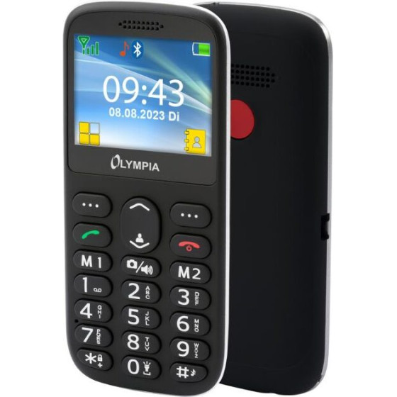 Olympia Sun (2222) ����� ������ �������� Bluetooth �� ������ �������, USB-C, Dual SIM, Camera, FM, microSD, handsfree, ����, ������ SOS, ����� 2.3? ��� ���� �������� - (SUN-2222)