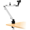 Streamplify Mount ARM, Microphone Arm With Table Clamp 2,5kg load, White - (TVSP-018)
