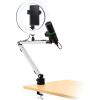 Streamplify Mount ARM, Microphone Arm With Table Clamp 2,5kg load, White - (TVSP-018)