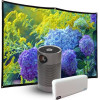 HP M����� Projector �� Power Bank, ����� �������� 84?, ������������ �����, Usb Type-C, autofocus, WiFi, Bluetooth, HDMI, 250 LED, Wvga ��� ��������������� - 45W - (MP250 3-IN-1)