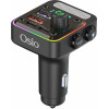 Osio ����� Fm Transmitter ��� ��������� ����������� �� Bluetooth, Usb Type-A, 2 Type-C, LED, Handsfree ��� ���� ������ U - 54W - (OFT-4260BT)