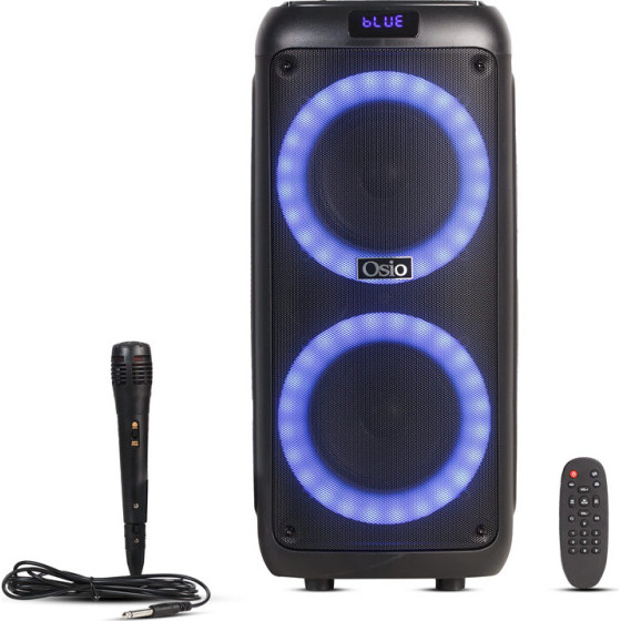 Osio ������ ����� Bluetooth �� USB, LED, AUX, TF, RC, FM,TWS, ���. ��������� ��� ��������������� - 80W - (OBT-8030)
