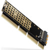 Axagon PCEM2-1U PCI-E 3.0 16X - M.2 Ssd NVME, Up To 80MM SSD, Low Profile 1U