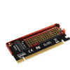 Axagon PCEM2-S PCI-E 3.0 16X - M.2 Ssd NVME, Up To 80MM SSD, Low PROFILE, COOLER