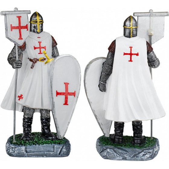 ALBAINOX ������� ������������ TOLE10 Shield-Flag Resin White Templar. 12 cm, 39502
