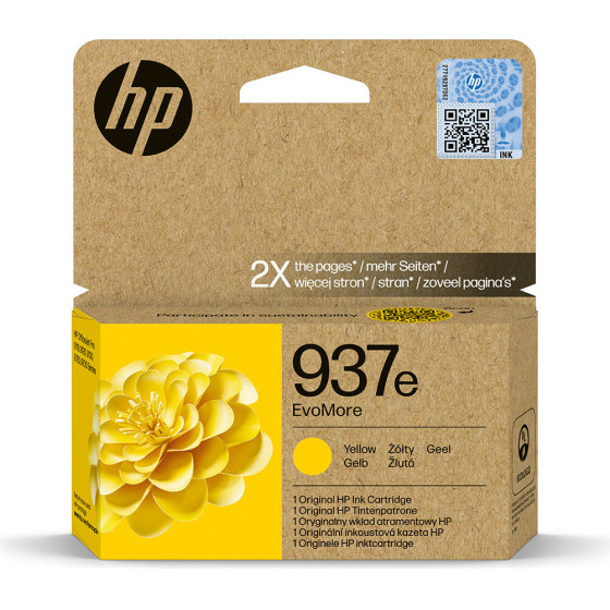 HP 937e Evomore Yellow Original Ink Cartridge - (4S6W8NE)