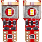 AMiO T10 W5W 12/24V Led 6xSmd 2016 CAN-Bus ����� ���� - 2 ���. - (02802)