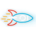 Neon Plexi Neolia NNE18 Rocket (USB, On/Off & Dimmer) ���������