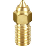 Creality High Speed M6 Nozzle Brass M6�d0.4�16.8 For Ender-3 V3 Se / 5 S1 / 7 - (4004020054)