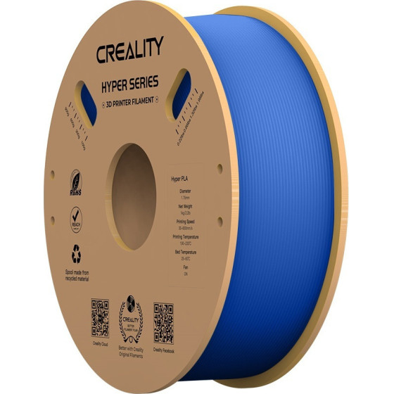 Creality Hyper Pla Blue 3D Printer Filament, High Speed, 1 Kg Spool1.75 - (3301010341)