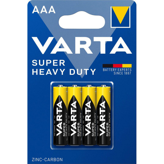 Varta ��������� Zinc Carbon Super Heavy Duty, AAA/R03, 1.5V, 4���