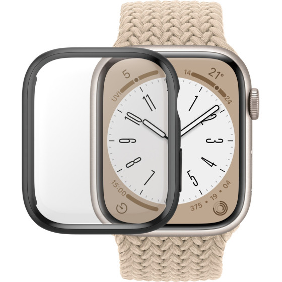 PanzerGlass™ Screen Protector Full Body Apple Watch Series 9 with D3O | 45mm | Black - (PG-3690)